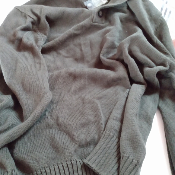 Old Navy cotton Brown sweater with Sherpa lining - Picture 4 of 8